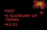 OGT  A GLOSSARY OF TERMS 42-51