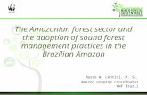 Marco W. Lentini, M. Sc. Amazon  program coordinator WWF Brazil