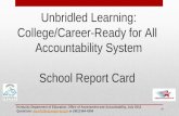 Unbridled Learning: College/Career-Ready for All  Accountability System School Report Card