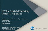 NCAA Initial-Eligibility Rules & Updates