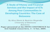By  Alice Shemi & Beatrice Magembe University of Botswana Botswana