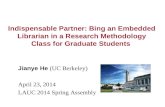 Jianye He  (UC Berkeley) April 23, 2014 LAUC 2014 Spring Assembly