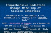 Comprehensive Radiation Damage Modeling of Silicon Detectors