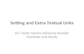 Setting and Extra Textual Links