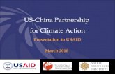 US-China Partnership  for Climate Action Presentation to USAID