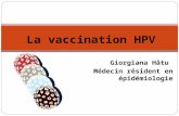 La vaccination HPV