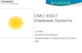 CMU SSD7:  Database Systems