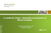 A model for study:  Ultramafic ecosystems of Mount Kinabalu