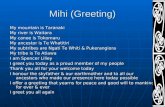 Mihi (Greeting)