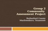 Group 2 Community  Assessment Project