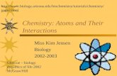 Chemistry: Atoms and Their Interactions