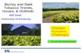Burley and Dark Tobacco Trends, Issues, & Outlook: Will Snell,  University of Kentucky