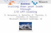 Everest: scaling down peak loads through I/O  off-loading