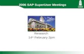 2006 SAP SuperUser Meetings