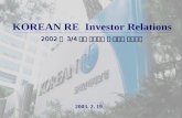 KOREAN RE  Investor Relations