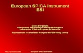 E uropean  S PICA  I nstrument ESI Denis Burgarella Obervatoire Astronomique Marseille Provence