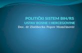 POLITIČKI SISTEM BIH/RS  USTAV BOSNE I HERCEGOVINE