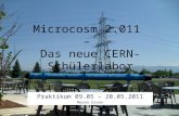 Microcosm 2.011  –  Das neue CERN-Schülerlabor