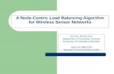 A Node-Centric Load Balancing Algorithm for Wireless Sensor Networks