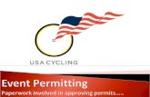 Event Permitting Paperwork involved in approving permits…..