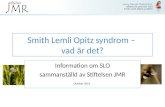 Smith Lemli Opitz syndrom –  vad är det?