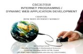 CSC317/318 INTERNET PROGRAMING / DYNAMIC WEB APPLICATION DEVELOPMENT