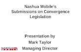 Nashua Mobile’s Submissions on Convergence Legislation