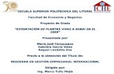 ESCUELA SUPERIOR POLITÉCNICA DEL LITORAL Facultad de Economía y Negocios Proyecto de Grado