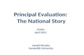 Principal Evaluation:  The National Story