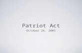 Patriot Act