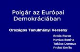 Polgár az Európai Demokráciában Országos Tanulmányi Verseny