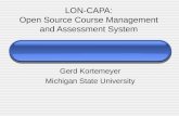 LON-CAPA: Open Source Course Management and Assessment System