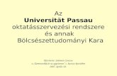 Az  Universität Passau oktatásszervezési rendszere és annak  Bölcsészettudományi Kara