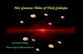 Hot Gaseous Halos of Disk Galaxies