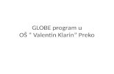 GLOBE program u OŠ “ Valentin Klarin” Preko