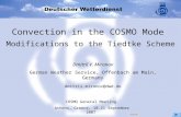 Convection in the COSMO Mode  Modifications to the Tiedtke Scheme