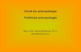 Úvod do antropologie Politická antropologie