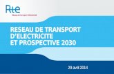 RESEAU DE TRANSPORT D’ELECTRICITE ET PROSPECTIVE 2030