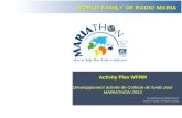 Activity Plan WFRM Développement activité de Collecte de fonds pour MARIATHON 2013