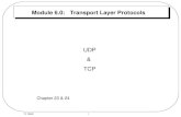 Module 6.0:   Transport Layer Protocols