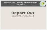 Milwaukee County Procurement Process