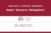 Department of Business Management Human Resource Management