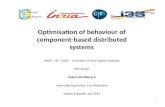 Optimisation  of  behaviour  of component-based distributed systems