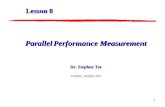 Parallel Performance Measurement Dr. Stephen Tse stephen_tse@qc