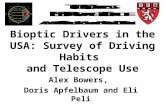 Bioptic Drivers in the USA: Survey of Driving Habits  and Telescope Use