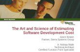 The Art and Science of Estimating Software Development Cost