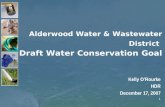 Alderwood Water & Wastewater District Draft Water Conservation Goal