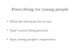 Prescribing for young people