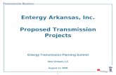 Entergy Arkansas, Inc. Proposed Transmission Projects