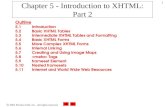 Chapter 5 - Introduction to XHTML: Part 2